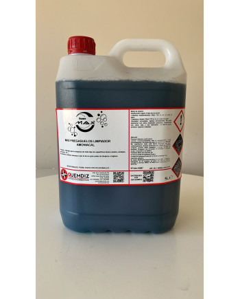 LIMPIADOR AMONICAL MAX GARRAFA DE 5 LITROS