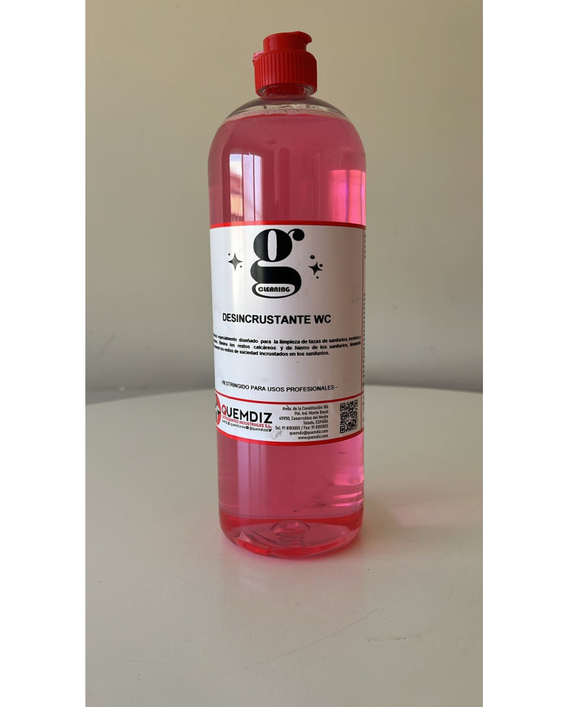 DESINCRUSTANTE BAÑOS QUEMDIZ CLEANING DE 1 LITRO